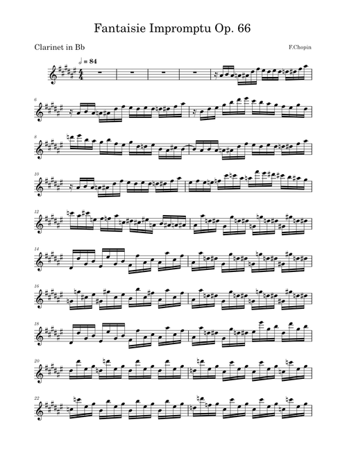 Fantaisie Impromptu Op. 66