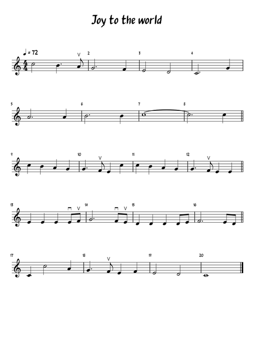 Joy to the world – Misc Christmas Joy to the world