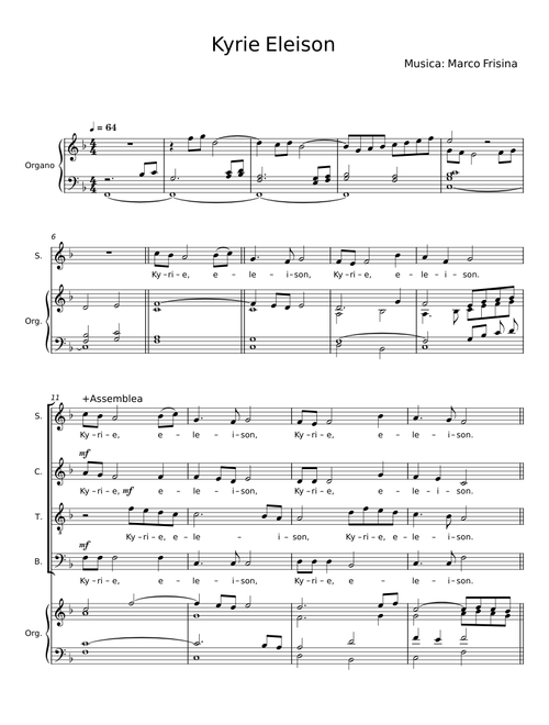 Kyrie Eleison (Salvatore del mondo) - Marco Frisina