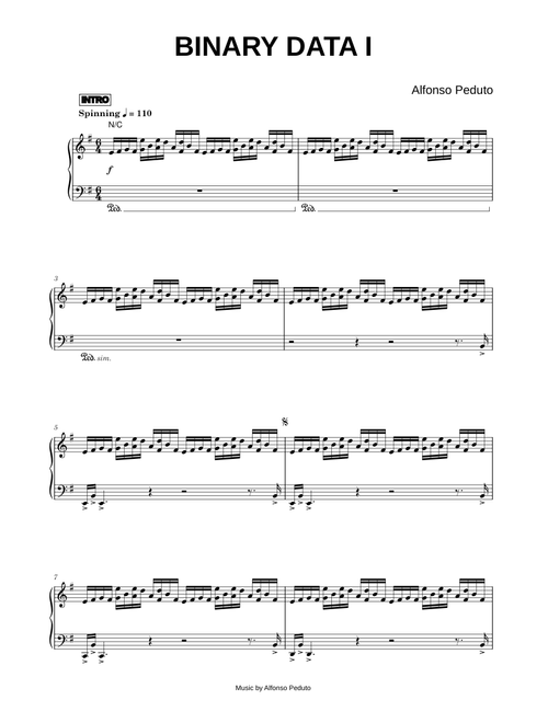 Binary Data I - Alfonso Peduto (Piano)