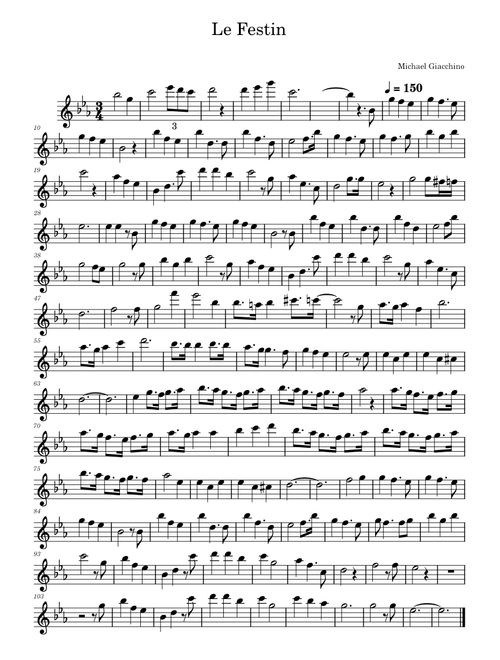 Le Festin - Michael Giacchino