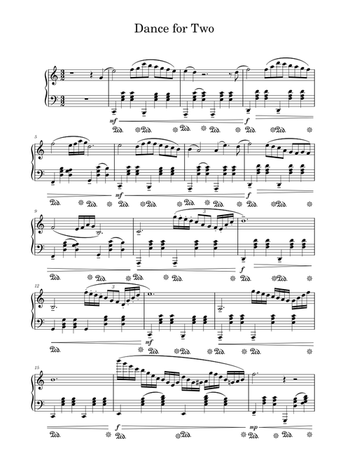 Dance for Two - Op no. 10