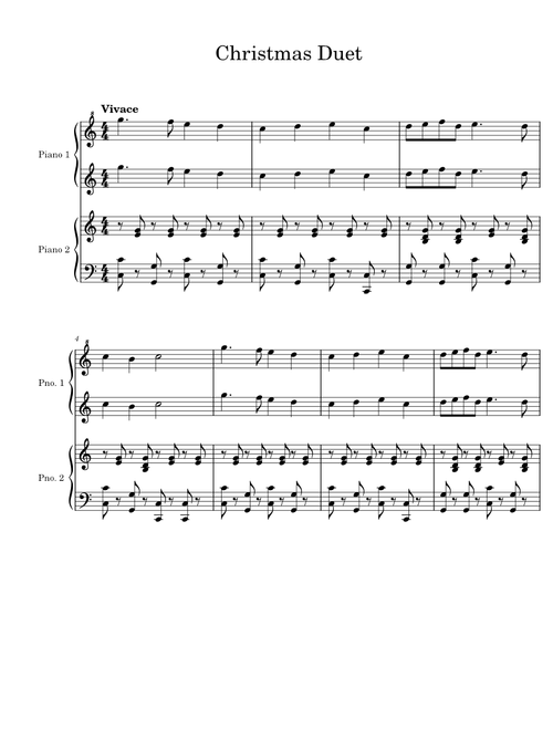 A Christmas Duet – Misc tunes 24