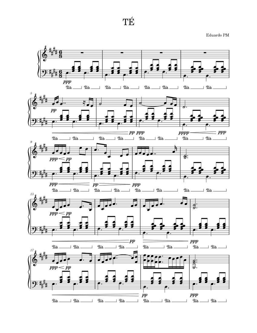Té - piano tutorial