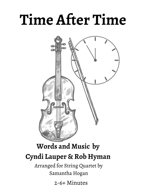 Time After Time (Arr. Samantha Hogan) - Cyndi Lauper (String Quartet)