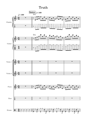 [OUTDATED] Truth - T-Square Sheet Music for Piano, Saxophone alto ...