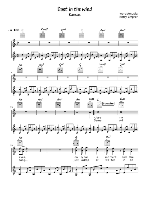 Dust in the wind - Kansas