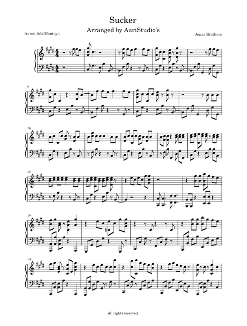 Sucker – Jonas Brothers
