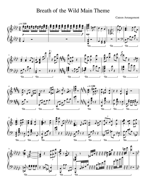Breath of the Wild - Main Theme - Cateen Arrangement