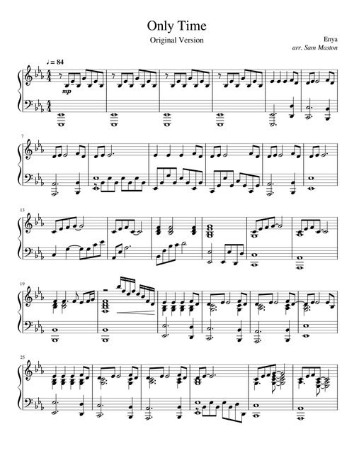 Only Time - Enya