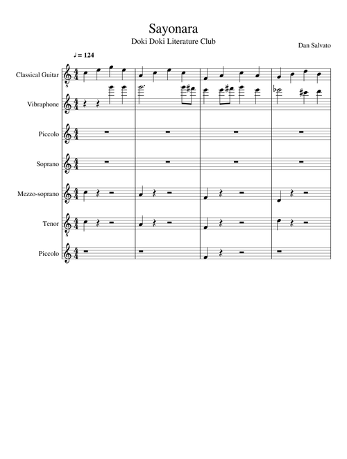 Doki Doki Literature Club - Sayonara (without beginning)