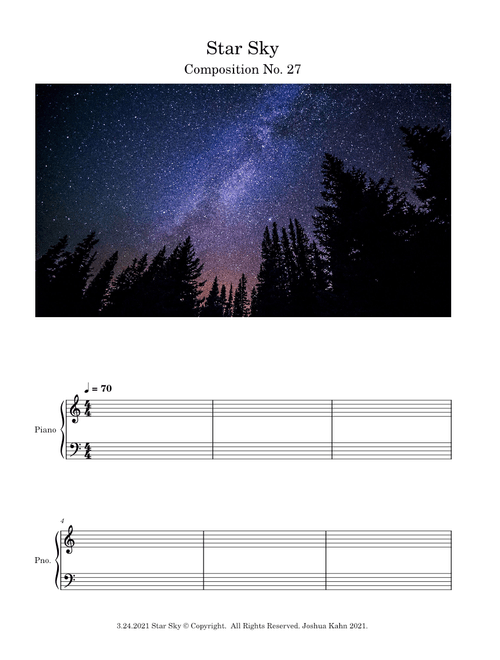 Composition #27 - Star Sky - 2021