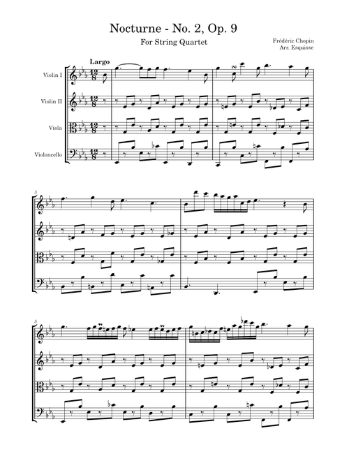 Chopin Nocturn in Eb major - No. 2, Op. 9