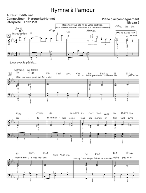 If You Love Me (I Won't Care) (Hymne A L'amour) - Edith Piaf, Mack David
