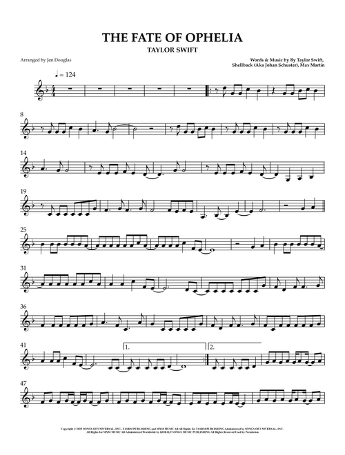 The Fate Of Ophelia (Arr. Jen Douglas) - Taylor Swift (Violin Solo)