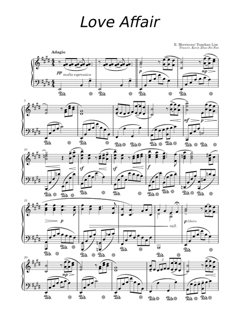 Love affair – Ennio Morricone