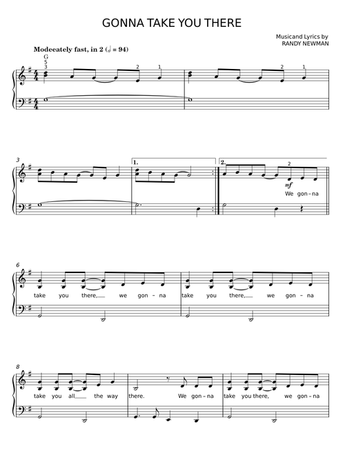 Gonna Take You There - Jim Cummings, Randy Newman, The Princess And The Frog Movie