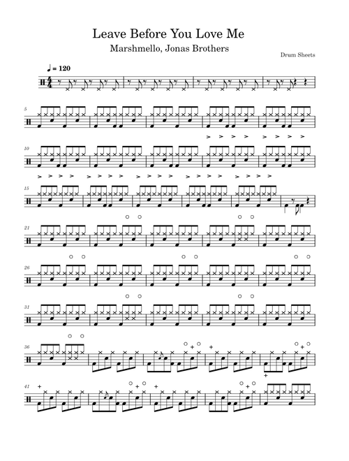 Leave Before You Love Me – Marshmello, Jonas Brothers