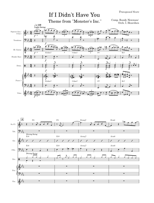 Monster's Inc. Theme – Randy Newman