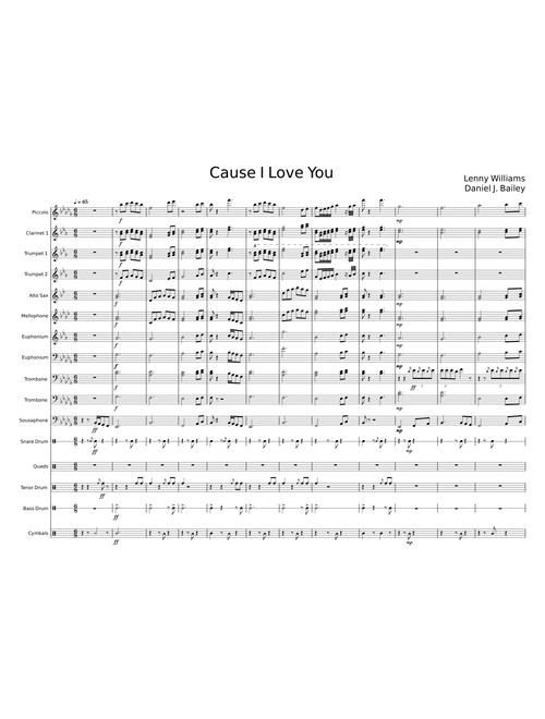 Cause I Love You - Daniel J Bailey;Lenny Williams