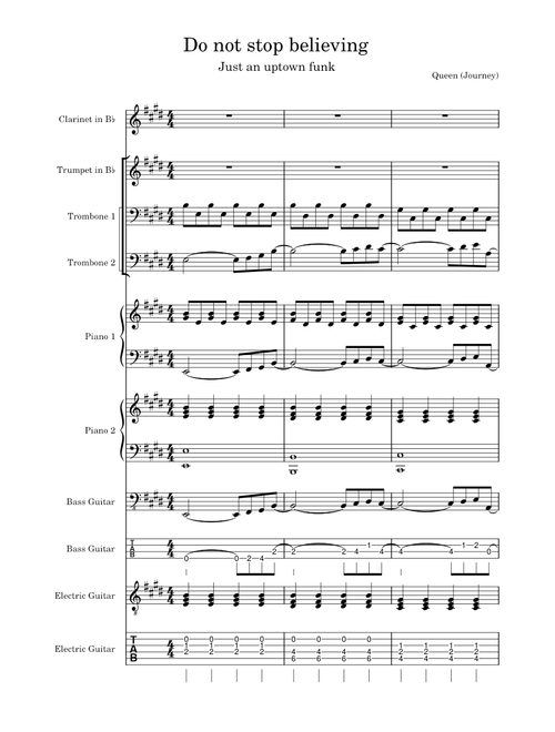 Dont Stop Believin' – Unknown author