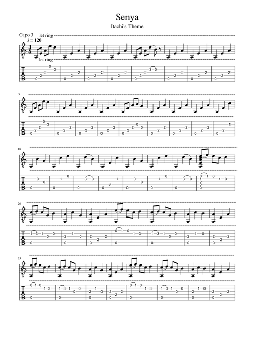 Senya Itachis Theme - Naruto