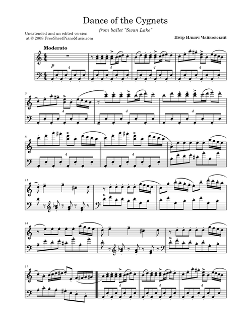 Dance of the Cygnets – Pyotr Ilyich Tchaikovsky