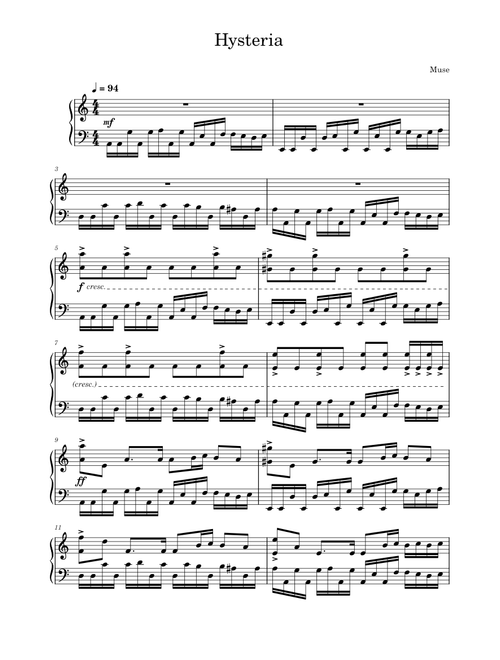 Muse - Hysteria
