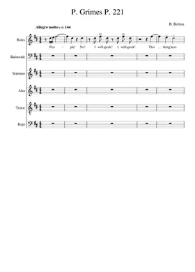Free Peter Grimes, Op. 33 by Benjamin Britten sheet music Free Peter Grimes, Op. 33 by Benjamin Britten sheet music
