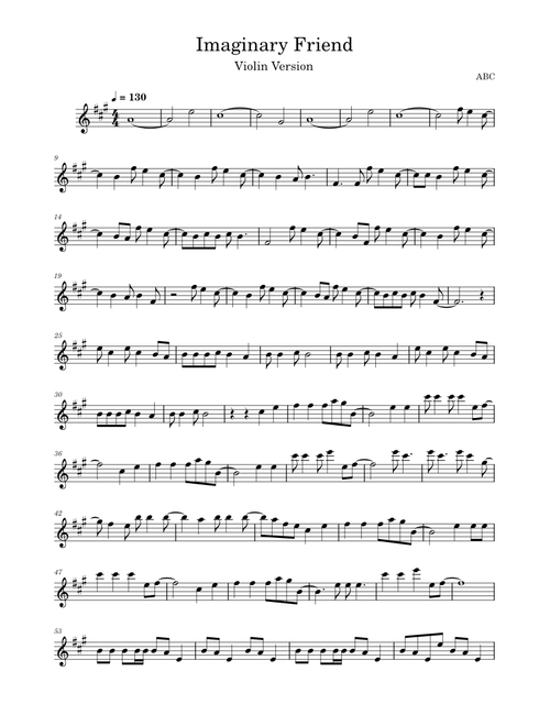 Imaginary Friend – ITZY (Violin Version)