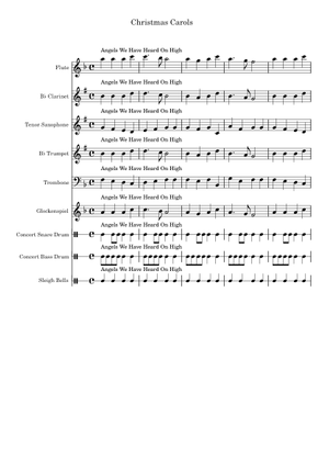 Trombone Caroling - Christmas Carols for Trombone Quartet Sheet