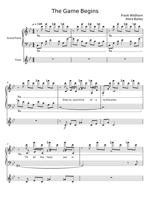 The game begins - death note musical - Frank Wildhorn