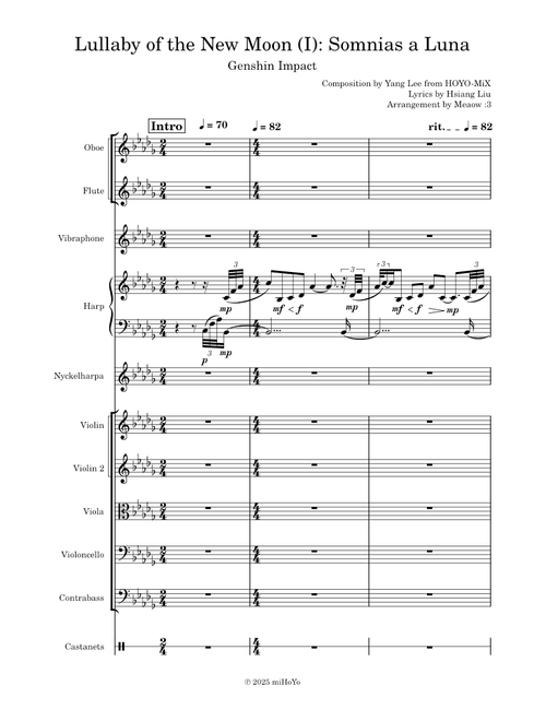 Lullaby of the New Moon (I): Somnias a Luna – HOYO-MiX