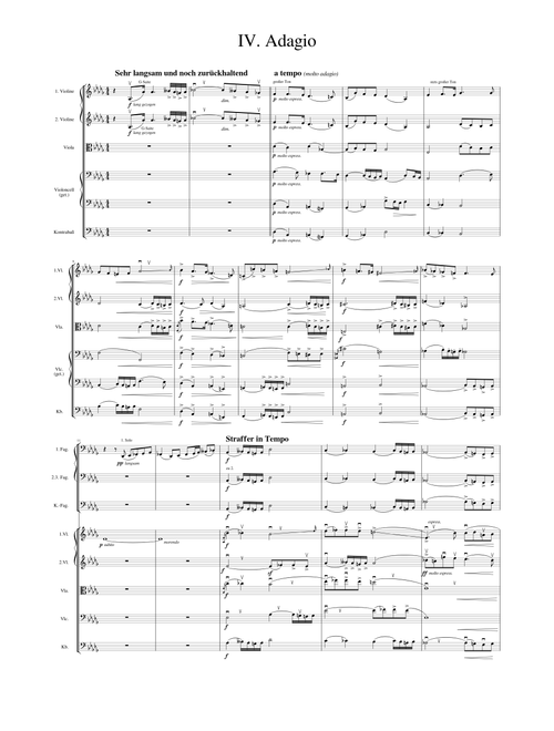 Mahler Symphony No. 9, 4th Movement