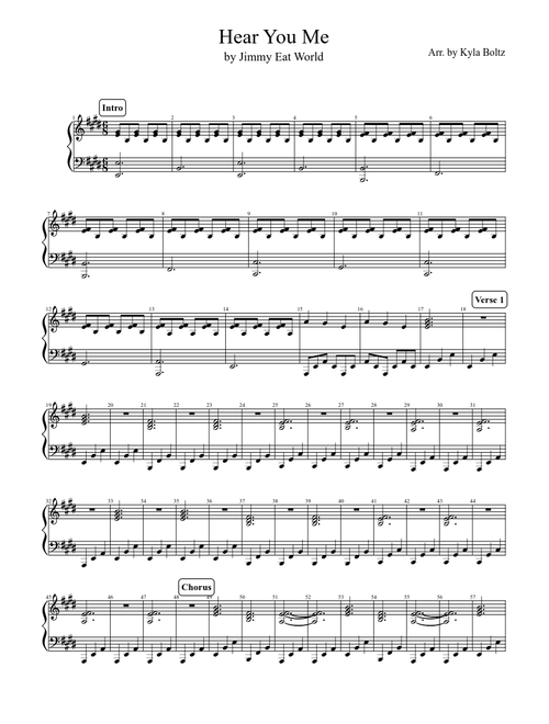 Hear Your Me - Jimmy Eat World