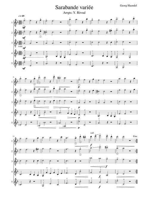 Sarabande variée