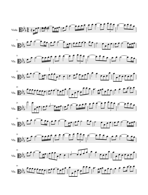 Kiss The Rain - Yiruma (Viola)