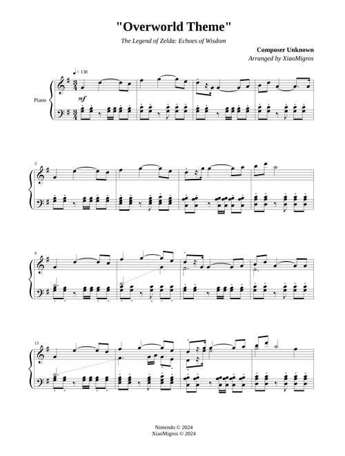 The Legend of Zelda Echoes of Wisdom - Overworld Theme