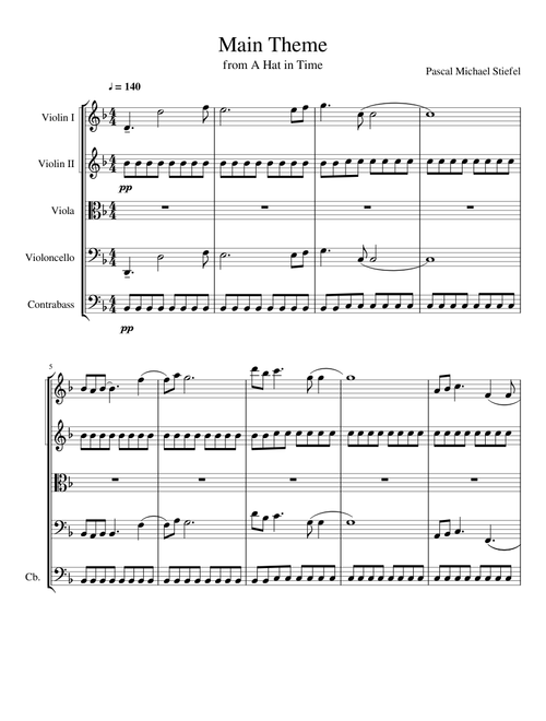 Main Theme from "A Hat in Time"