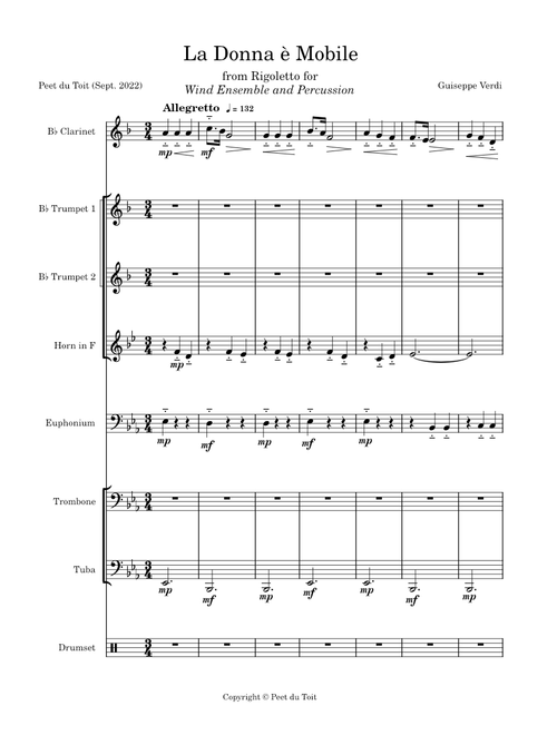 La Donna è mobile – Giuseppe Verdi