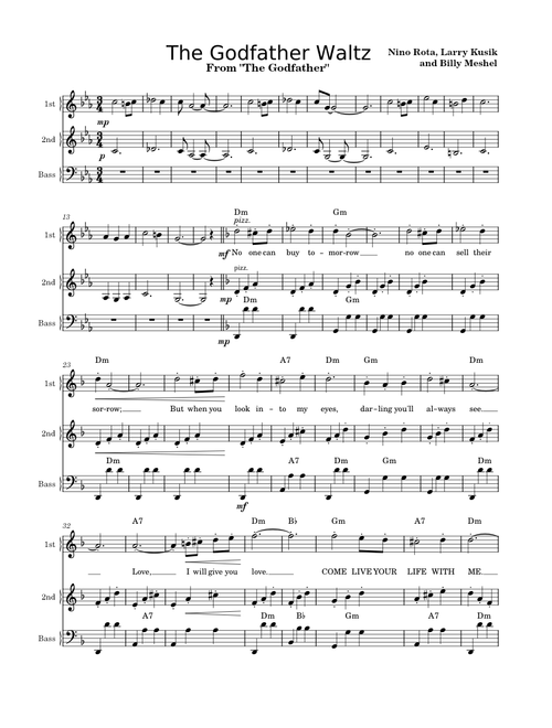 The Godfather Waltz All Parts