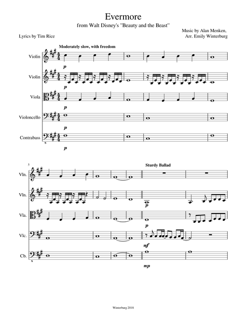 Evermore for string orchestra