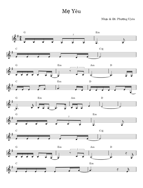 Mẹ Yêu - Lê Uyên Phương