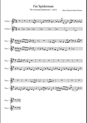 マーチング楽譜 テーマ・フロム・スパイダーマン マーチング楽譜