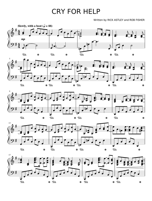 Cry For Help – Rick Astley