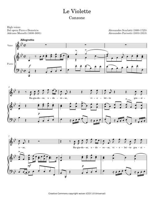 【コンビニ受取対応商品】 sheet Antiche Arie - Parisotti music Play | Vinckenbosch by 趣味・スポーツ・実用