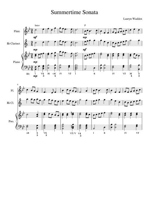 Summertime Sonata