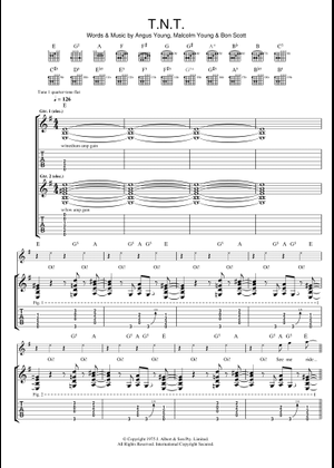 Play Official version of The razors edge Sheet Music by AC