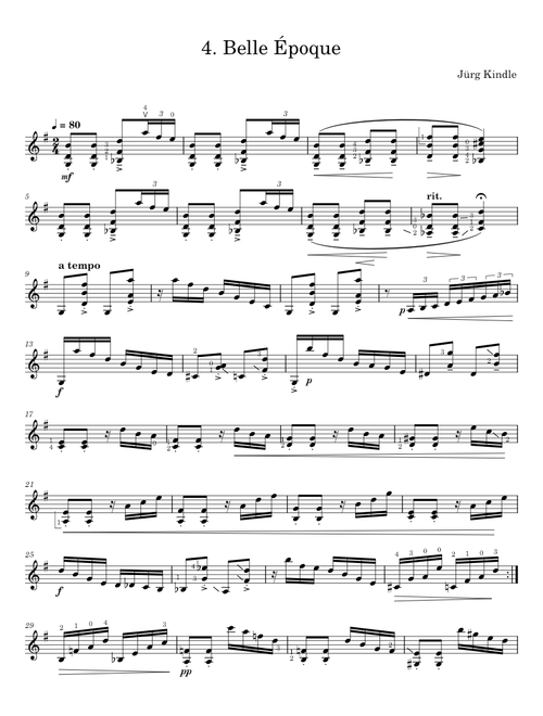 Belle Époque - Jürg Kindle