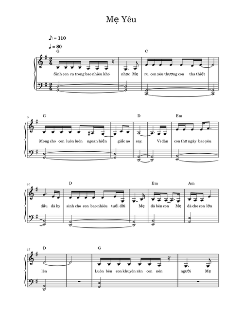 Mẹ Yêu – Phương Uyên Mẹ Yêu